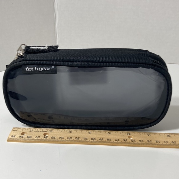 5 Black Makeup Bag Pencil Case Zipper Organizer - Picture 2 of 10